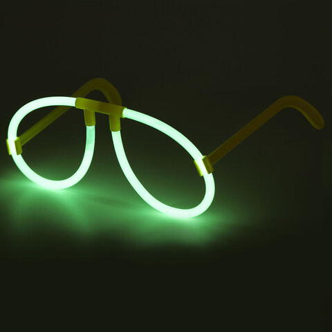 Светящиеся (неоновые) очки ЮНЛАНДИЯ, зелёные, 662093