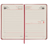 Ежедневник датированный 2022 А5 138x213 мм BRAUBERG "Comodo", под кожу, красный, 112741