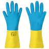 Перчатки неопреновые ЛАЙМА НЕОПРЕН EXPERT, 90 гр/пара, химически устойчивые, х/б напыление, M (средний), 605004