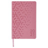 Ежедневник датированный 2021 А5 (138х213 мм) BRAUBERG "Glance", кожзам, розовый, 111478