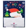 Пакет подарочный новогодний 26x12,7x32,4 см, ЗОЛОТАЯ СКАЗКА "Дед Мороз", ламинированный, 606567