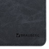Планинг настольный недатированный (305x140 мм) BRAUBERG "Status", под кожу, 60 л., черный, 113372