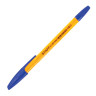 Ручка шариковая STAFF "BP-1000", СИНЯЯ, корпус оранжевый, узел 0,7 мм, линия письма 0,35 мм, 142826