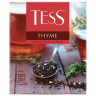 Чай TESS (Тесс) "Thyme", черный, чабрец и цедра лимона, 100 пакетиков в конвертах по 2 г, 1185-09