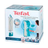 Отпариватель TEFAL IS8340E1, 1700 Вт, пар 35 г/мин., резервуар 1,7 л, 1 режим, 2 насадки, белый/голубой