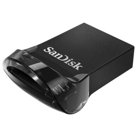 Флеш-диск 16 GB SANDISK Ultra Fit USB 3.0, черный, CZ430-016G-G46