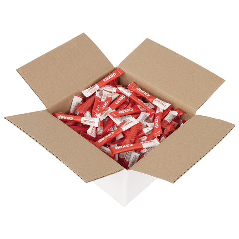 Сахар в стиках ОФИСМАГ, 5 г, порционный, 200 пакетиков, картонная упаковка, 620684