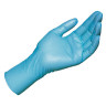 Перчатки нитриловые MAPA Solo 997, хлорированные, неопудренные, КОМПЛЕКТ 50 пар, размер 7 (S), синие