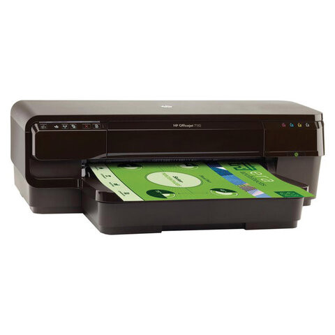 Принтер струйный HP OfficeJet 7110, А3, 15 страниц/мин, 12000 страниц/месяц, сетевая карта, Wi-Fi, CR768A