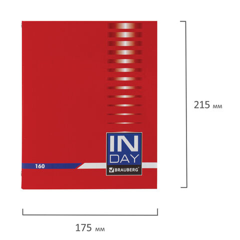 Тетрадь на кольцах А5 (175х215 мм), 160 л., обложка ламинированный картон, клетка, BRAUBERG, "Индей", 400955