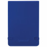 Блокнот МАЛЫЙ ФОРМАТ (100x150 мм) А6, BRAUBERG "X-Writer", балакрон, резинка, 80 л., синий, 111051
