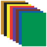 Цветная бумага, А4, мелованная (глянцевая), 8 листов 8 цветов, на скобе, ЮНЛАНДИЯ, 200х280 мм, "ЮНЛАНДИК В ПАРКЕ", 129549