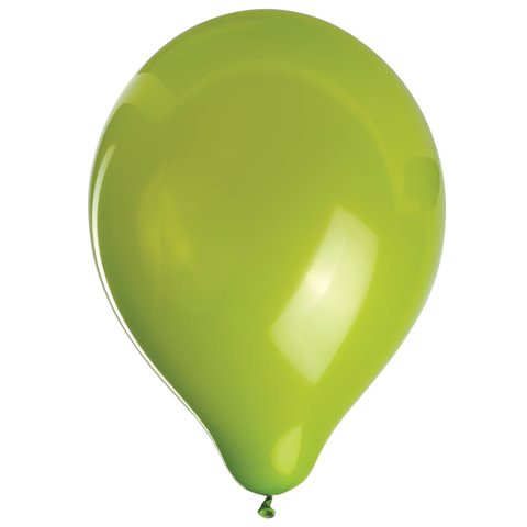 Шары воздушные ZIPPY (ЗИППИ) 12" (30 см), комплект 50 шт., зеленые, в пакете, 104187