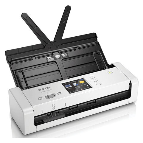 Сканер потоковый BROTHER ADS-1700W, А4, 25 стр./мин, 1200x1200, ДАПД, Wi-Fi, ADS1700W