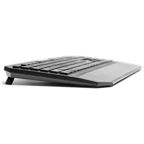 Клавиатура проводная DEFENDER Oscar SM-600 Pro, USB, 104 клавиши + 12 дополнительных клавиш, мультимедийная, черная, 45602