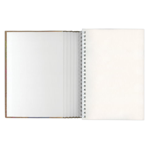 Скетчбук, белая бумага 100 г/м2, 175х205 мм, 80 л., гребень, "Италия", (A257715), A257715