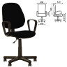 Кресло "Forex GTP", с подлокотниками, черное