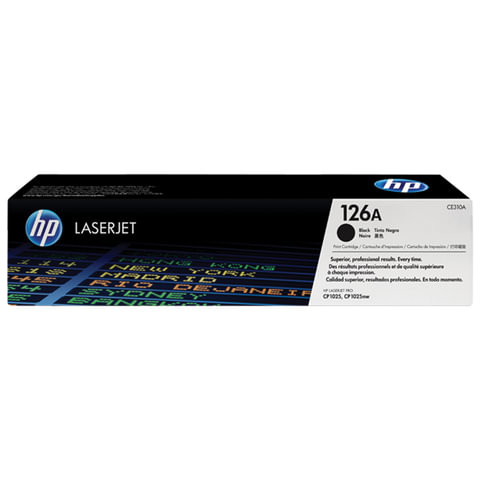Картридж лазерный HP (CE310A) LaserJet CP1025/CP1025NW, черный, ориг., ресурс 1200 стр.