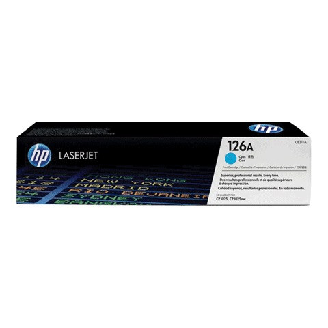 Картридж лазерный HP (CE311A) LaserJet CP1025/CP1025NW, голубой, оригинальный, ресурс 1000 страниц