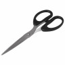 Ножницы BRAUBERG "Classic", 185 мм, классической формы, чёрные, 2-х сторонняя заточка, картонная упаковка с подвесом, 230934