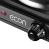 Плитка электрическая ECON ECO-132HP, мощность 1000 Вт, 1 конфорка, металл, черная