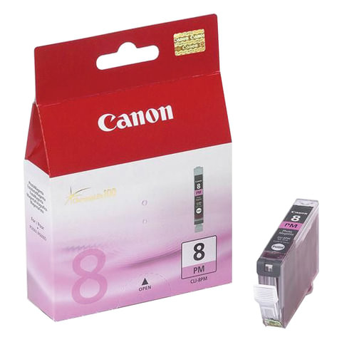 Картридж струйный CANON (CLI-8PM) iP6600D/6700/MP970/ Pixma 9000, пурпурный, оригинальный, 450 стр., 0625B001