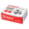 Кнопки канцелярские STAFF "Manager", металлические, никелированные, 10 мм, 50 шт., в картонной коробке, 225286
