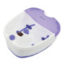 Ванночка для ног POLARIS PMB 1006, 80 Вт, 3 режима, 4 массажных ролика, защита от брызг, белая/фиолетовая
