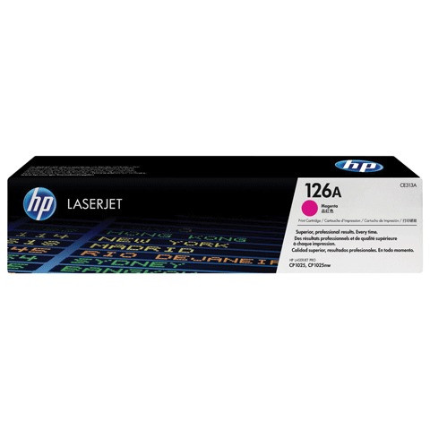 Картридж лазерный HP (CE313A) LaserJet CP1025/CP1025NW, пурпурный, оригинальный, ресурс 1000 страниц
