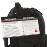 Рюкзак GERMANIUM "S-04" универсальный, уплотненная спинка, облегченный, черный, 46х32х15 см, 226953