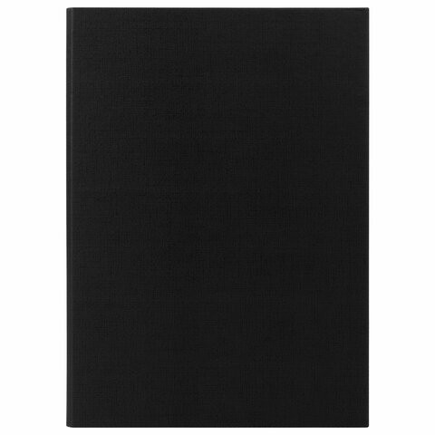 Папка-планшет STAFF "EVERYDAY", А4 (230х314 мм), с прижимом и крышкой, картон/бумвинил, РОССИЯ, черная, 229053