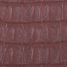 Визитница однорядная BRAUBERG "Cayman", на 20 визиток, под кожу крокодила, коричневая, 232068