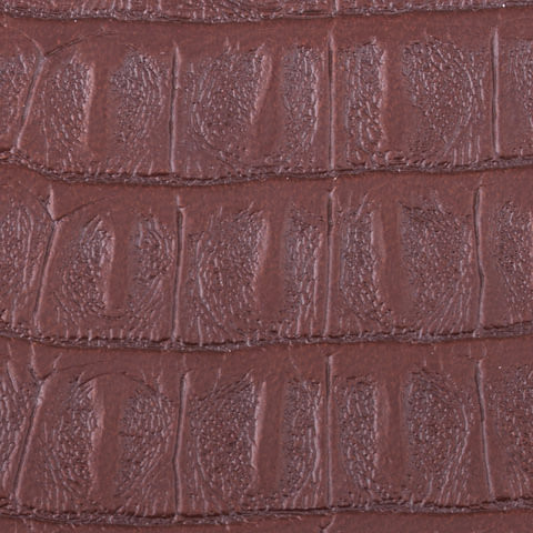 Визитница однорядная BRAUBERG "Cayman", на 20 визиток, под кожу крокодила, коричневая, 232068