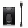 Внешний жесткий диск A-DATA DashDrive Durable HD650 2TB, 2.5", USB 3.0, черный, AHD650-2TU31-CBK