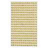 Стразы самоклеящиеся "Круглые", цвет золото, 6 мм, 247 шт., на подложке, ОСТРОВ СОКРОВИЩ, 661570