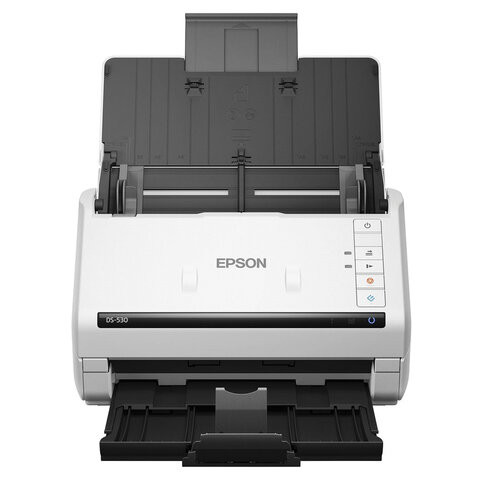 Сканер потоковый EPSON WorkForce DS-530 (B11B226401), А4, 35 стр./мин, 600x600, ДАПД, B11B261401