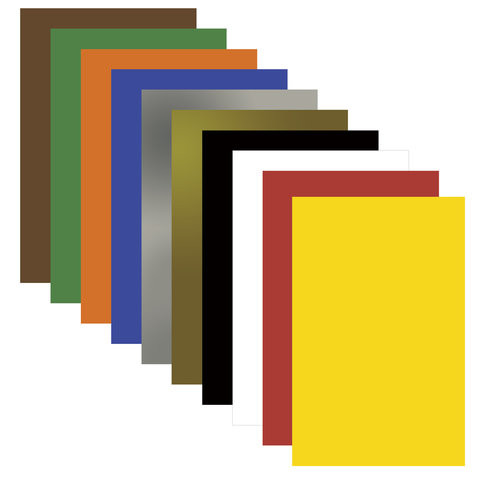 Картон цветной А4 немелованный (матовый), ВОЛШЕБНЫЙ, 10 листов, 10 цветов, ПИФАГОР, 200х283 мм, 127052
