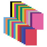 Цветная бумага, А4, мелованная (глянцевая), 24 листа 24 цвета, на скобе, ЮНЛАНДИЯ, 200х280 мм, "ЛЬВЁНОК", 129556