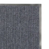 Коврик входной ворсовый влаго-грязезащитный ЛАЙМА, 40х60 см, ребристый, толщина 7 мм, серый, 602861