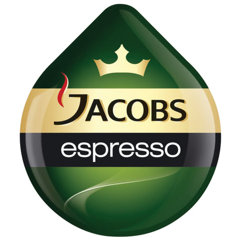 Кофе в капсулах JACOBS "Espresso" для кофемашин Tassimo, 16 шт. х 8 г, 8052181