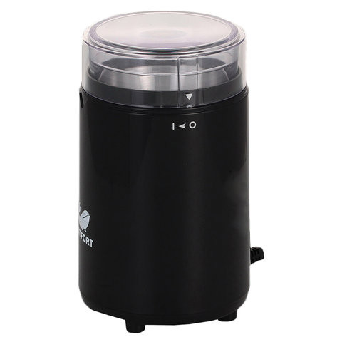 Кофемолка KITFORT КТ-1314, мощность 150 Вт, вместимость 60 г, пластик, черный, KT-1314