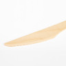 Нож одноразовый деревянный 160 мм, КОМПЛЕКТ 100 шт., БЕЛЫЙ АИСТ, 607575, 59