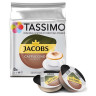 Кофе в капсулах JACOBS "Cappuccino" для кофемашин Tassimo, 8 шт. х 8 г + капсулы с молоком 8 шт. х 40 г, 8052279