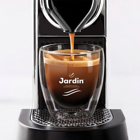 Капсулы для кофемашин JARDIN (Жардин) "Vanillia", натуральный кофе, 10 шт. х 5 г, 1355-10