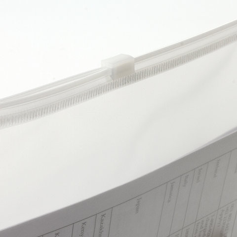 Папка-конверт на молнии B5 (289х214 мм), прозрачная, 0,14 мм, ERICH KRAUSE "Fizzy", 44418