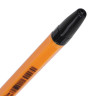 Ручка шариковая CORVINA (Италия) "51 Vintage", ЧЕРНАЯ, корпус оранжевый, узел 1 мм, линия письма 0,7 мм, 40163/01G