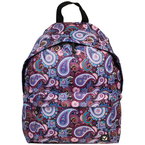 Рюкзак BRAUBERG, универсальный, сити-формат, разноцветный, "Инди", 20 литров, 41х32х14 см, 225360