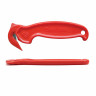 Нож складской безопасный BRAUBERG "Logistic", для вскрытия упаковочных материалов, красный, блистер, 236969