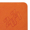 Ежедневник датированный 2021 А5 (138х213 мм) BRAUBERG "Rainbow Croc", кожзам, оранжевый, 111388