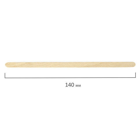 Размешиватель одноразовый деревянный в индивидуальной упаковке 140 мм, КОМПЛЕКТ 250 шт., БЕЛЫЙ АИСТ, 607578, 97